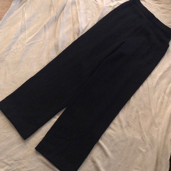 ST. JOHN SANTANA KNIT PANTS SZ 4 NAVY BLUE - Picture 3 of 11